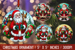 Christmas Ornaments Sublimation, Ornaments PNG Design Product Image 1