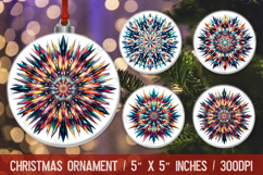 Christmas Ornaments Sublimation PNG Product Image 1