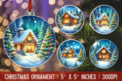 Christmas ornaments sublimation design Product Image 1
