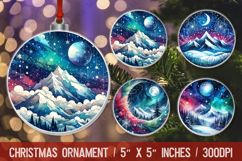Christmas ornaments sublimation design Product Image 1