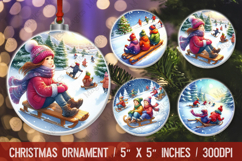 Christmas ornaments sublimation design Product Image 1