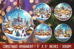 Christmas ornaments sublimation design Product Image 1