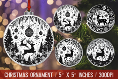 Christmas ornaments sublimation design Product Image 1