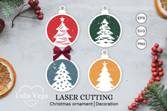 Bundle laser Cut Christmas SVG / Bundle christmas ornaments Product Image 7