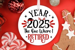 Christmas 2025 SVG, Funny Christmas, Retirement Ornaments Product Image 2