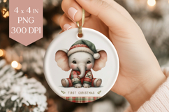Cute Baby Animal Ornament PNG Bundle Product Image 5