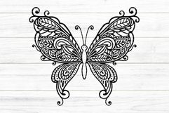 Ornament butterfly cutting file SVG DXF FCM Product Image 1