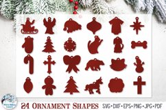 Christmas Ornament SVG Bundle | Festive Christmas Tree Decor Product Image 2