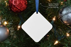 Christmas Diamond Shaped Ornament Mockup - PSD, JPG, PNG Product Image 3