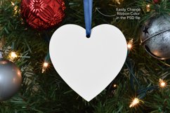 Christmas Heart Ornament Mockup - PSD, JPG, PNG Product Image 3