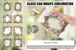 Glass Can Ornate Frame Product Image 1