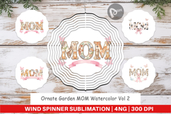 Ornate Garden MOM Wind Spinner Product Image 1