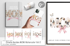 Ornate Garden MOM Digital Paper Product Image 1