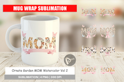 Ornate Garden MOM Mug Wrap Product Image 1