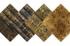 Ornate Gold Book Covers Digital Paper Bundle Product Image 5