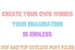 Ornate Swirl Font Zen Whirl Doodle Lettering ABC OTF Type Product Image 3