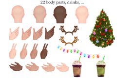 BFF Christmas Clipart Product Image 4