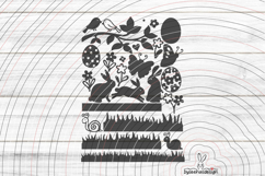Easter elements paper Cutting file SVG DXF Product Image 1