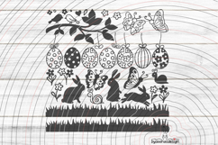 Easter elements Cutting file SVG DXF Product Image 1