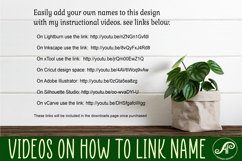 Little girl in meadow name sign svg laser cut template Product Image 5