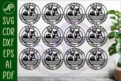 Family Vegetable Garden Sign Bundle SVG -12 Garden Signs Product Image 1