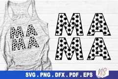 Mama SVG, Soccer Mom SVG, Mom life SVG Product Image 1