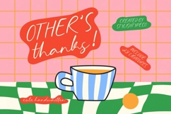 Other Thanks - Cute Handwritten Product Image 1