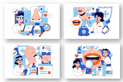10 Otorhinolaryngologist Vector Illustration Product Image 2