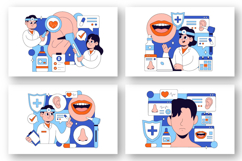 10 Otorhinolaryngologist Vector Illustration Product Image 3