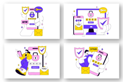 10 OTP Vector Illustration Product Image 3