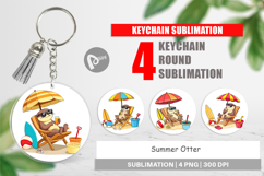 Keychain Summer Otter Product Image 1