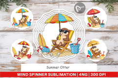 Wind Spinner Summer Otter Product Image 1