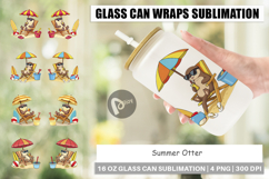 Glass Can Summer Otter Product Image 1