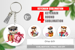 Keychain Otter Gift Product Image 1
