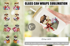 Glass Can Otter Gift Product Image 1