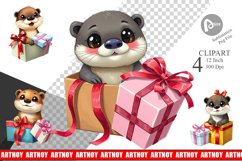 Otter Clipart Gift Product Image 1