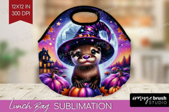 Otter Halloween Lunch Bag Cute Animal Lunch Bug PNG Product Image 1