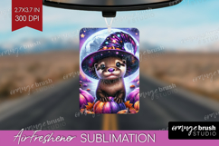 Otter Halloween Air Freshener PNG Cute Animal PNG Product Image 1