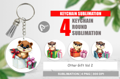 Keychain Otter Gift Product Image 1