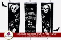 ouija board halloween tumbler wrap
