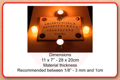 Laser cut SVG Ouija spirit talking board template Product Image 2