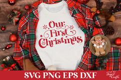 Our First Christmas SVG Quote Product Image 1