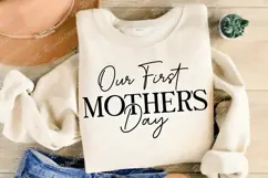 Our First Mother's Day SVG Design, Mother's Day SVG Design Product Image 3