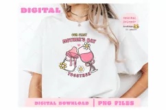 First Mother's Day Together PNG Retro Positive Vibe Mom Product Image 2