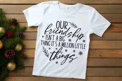Our Friendship Isn't A Big SVG ,Christmas SVG Design Product Image 3