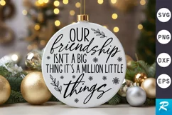 Our Friendship Isn't A Big SVG ,Christmas SVG Design Product Image 1