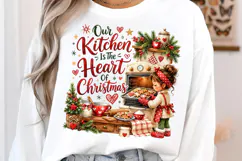 Our Kitchen Is The Heart Of Christmas PNG Product Image 2