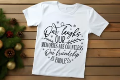 Our Laughs Our Memories Are SVG ,Christmas SVG Design Product Image 3