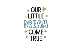 Our Little Dream Come True SVG Cut File Product Image 1