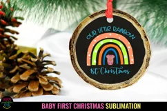 Our Little Rainbow I Baby First Christmas Sublimation 